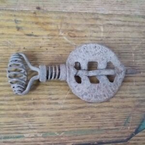 Antique Cast Iron Stove Damper